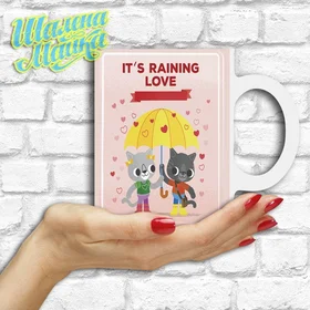 Прикольные кружки: Love 144 Влюбленные серые коты